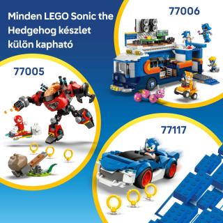 LEGO® Sonic the Hedgehog - Silver autója Knuckles monster truckja ellen (77118)