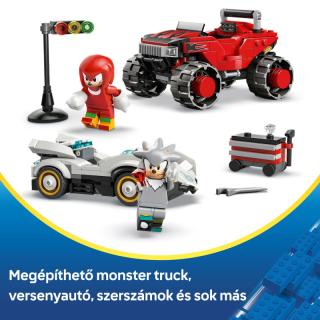 LEGO® Sonic the Hedgehog - Silver autója Knuckles monster truckja ellen (77118)