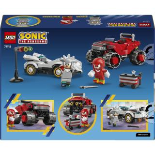 LEGO® Sonic the Hedgehog - Silver autója Knuckles monster truckja ellen (77118)
