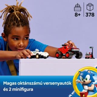 LEGO® Sonic the Hedgehog - Silver autója Knuckles monster truckja ellen (77118)