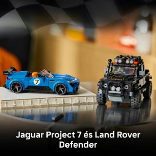 LEGO® Speed Champions - Jaguar Project 7 és Land Rover Defender (77264)