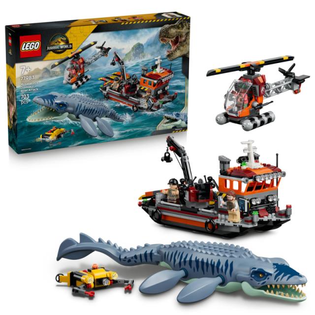 LEGO® Jurassic World - A mosasaurus támadása (77983)