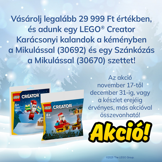 LEGO Creator (30670) és (30692) akció!