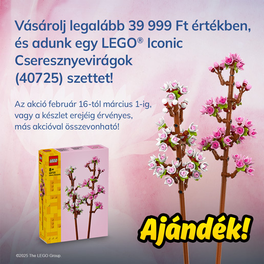 LEGO Iconic - Cseresznyevirágok (40725) akció (2026)!