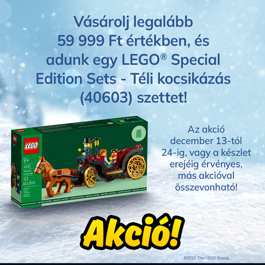 LEGO Special Edition Sets - Téli kocsikázás (40603) akció!